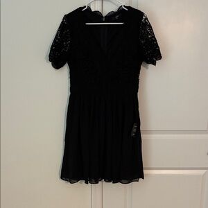 Elegant Black Lace Dress